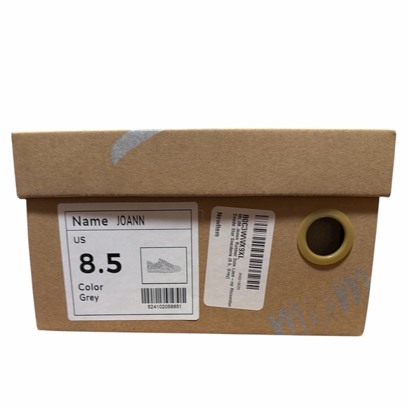 MiiM Rhinestone Sneakers Size 8.5 Gray White Lace Up Low Top Sparkle NEW - Picture 13 of 13